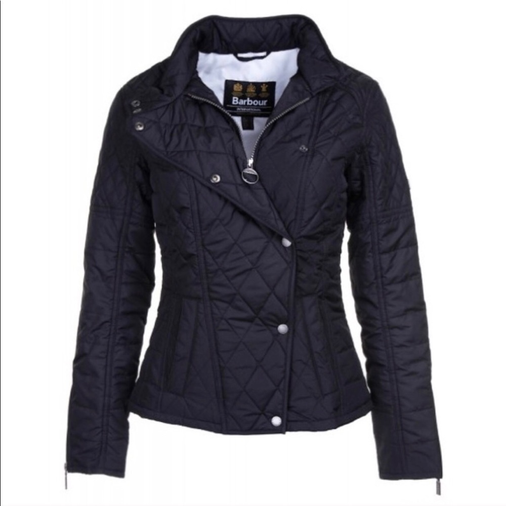 Black Barbour jacket size 8
